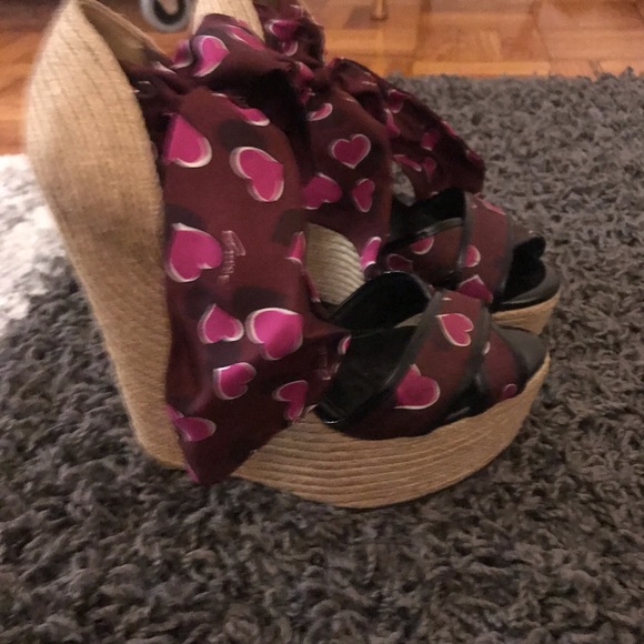 Gucci Carolina heart print espadrilles - Picture 2 of 4